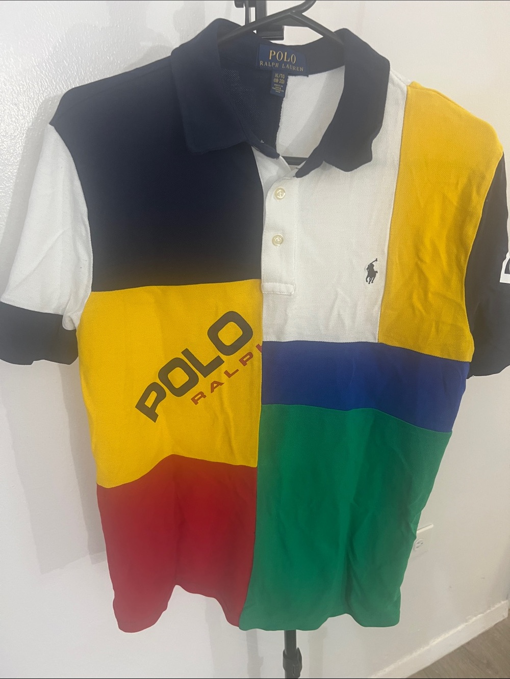 Polo by Ralph Lauren Men's Multicolor Block Polo Shirt